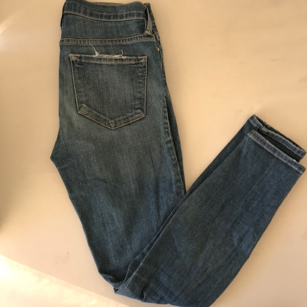 Frame Denim Le Skinny de Jeanne Crop
